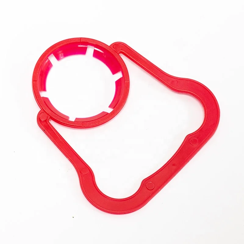 30mm beverage bottle single carry buckle red plastic carry handle bottle mineral water beverage carry buckle