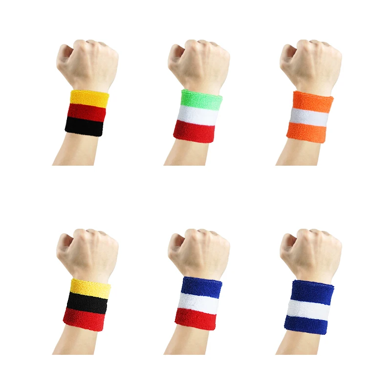 Absorb Wrist Sweatbands for Football Basketball Running Comfortable Towel Wristbands Tennis Wrist Support