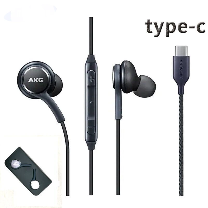  AKG Наушники TYPE-C Примечания 10 и S10 3 5 мм наушники-вкладыши с микрофоном гарнитура для hauwei xiaomi Samsung Galaxy наушников