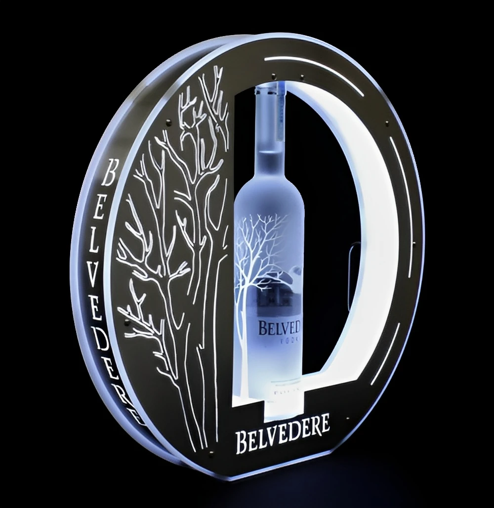 Led Illuminated Vodka Bottle Glorifiers Led Light Base Nightclub Bottle Presenter