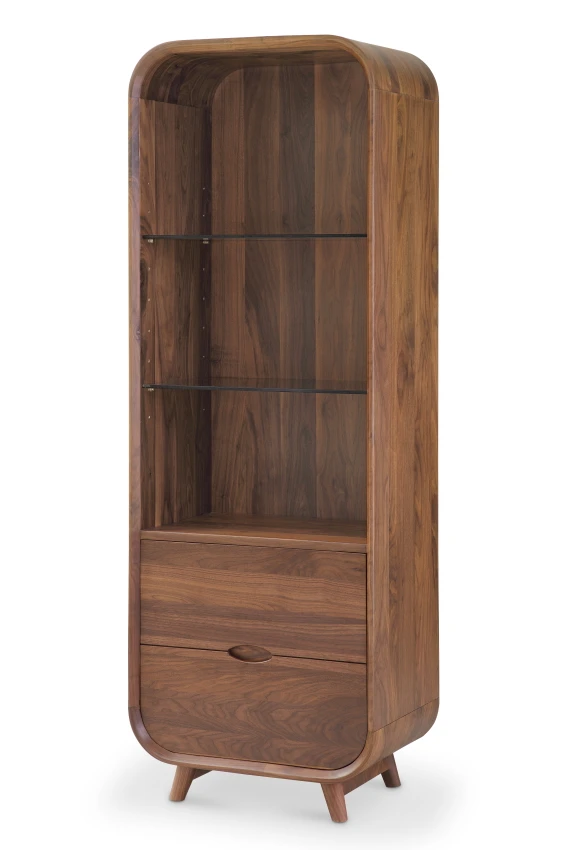 Современные деревянные высокие шкафы с ящиками для хранения в гостиной новый дизайн