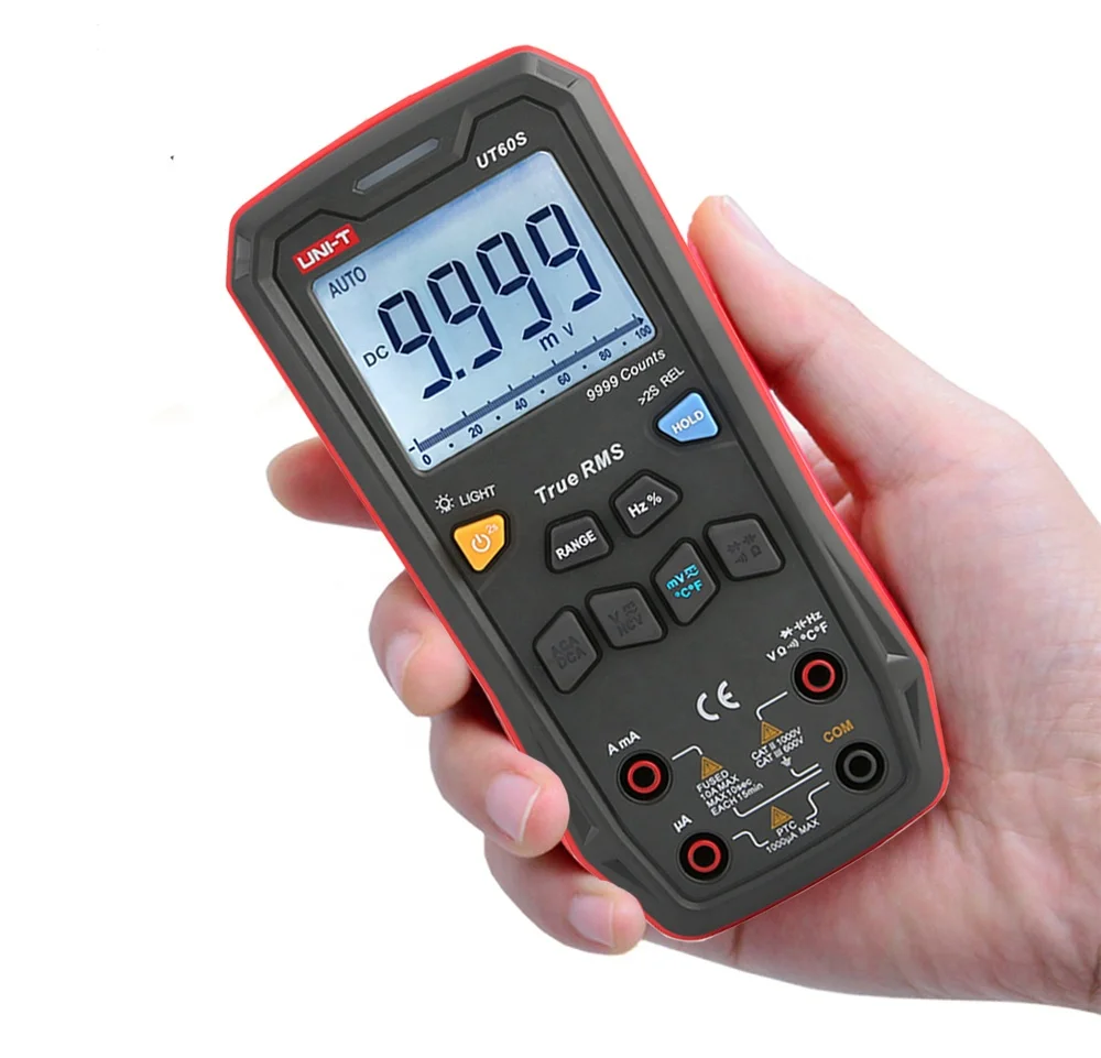 UNI-T UT60S New Arrival 999.9V 10A AC DC Blue-tooth Capacitor Auto Range True RMS Multi Meter Digital Smart Pocket Multimeter