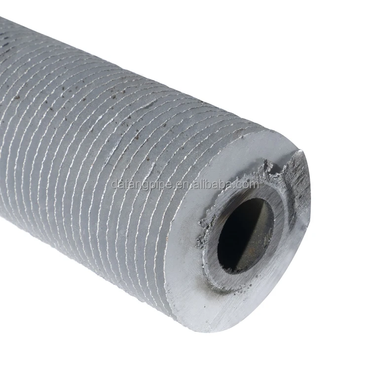 Round Welding Extruded Aluminum Heater Parts Heating Finned Tubes or Fin Pipes for Heat Exchangers