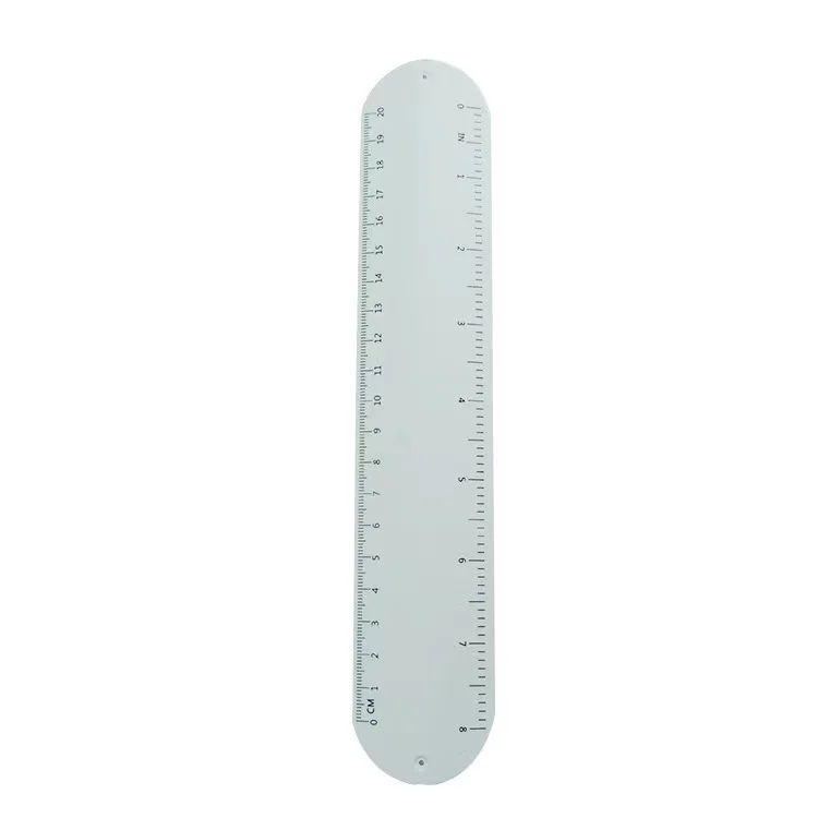 Stationery School Supplies Writable Ruler Silicone Slap Bracelet