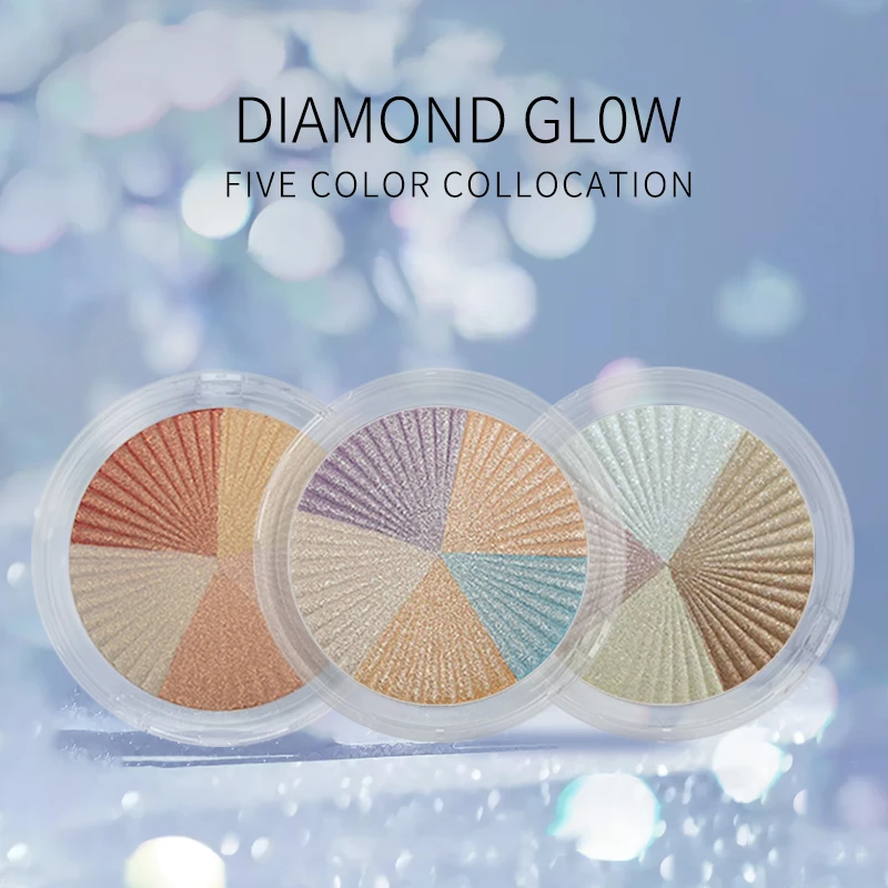 Private Label Anti Sweat Cosmetics Custom Highlighter Makeup Long Lasting Highlighter