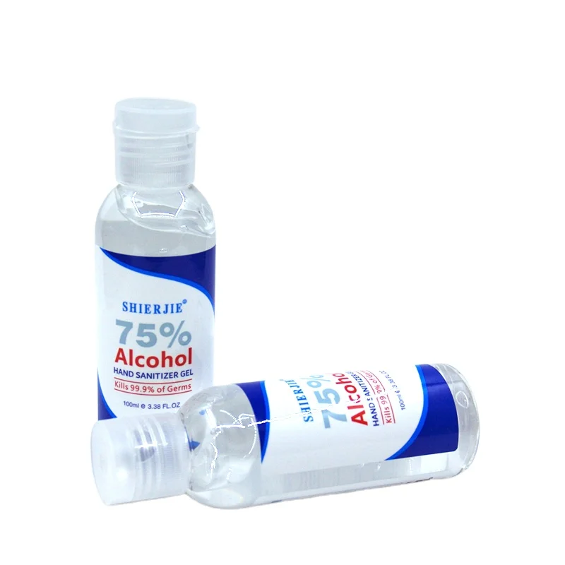 Shenzhen Disposable Hygiene Products No Label Personal Alcohol Based Wash Sanitizer Sanitizer Gel Anti Bacterial Hand Santiser