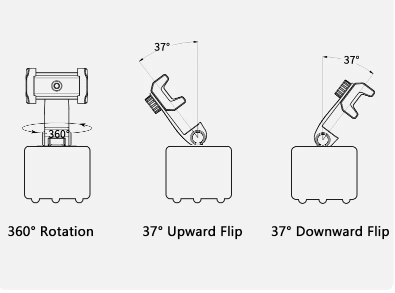 Aipai GENIER II 360 Вращение умный селфи-Палка с авто Уход за кожей лица слежение объектом штатив-Трипод для камеры отделением съемки крепление телефона в автомобиле