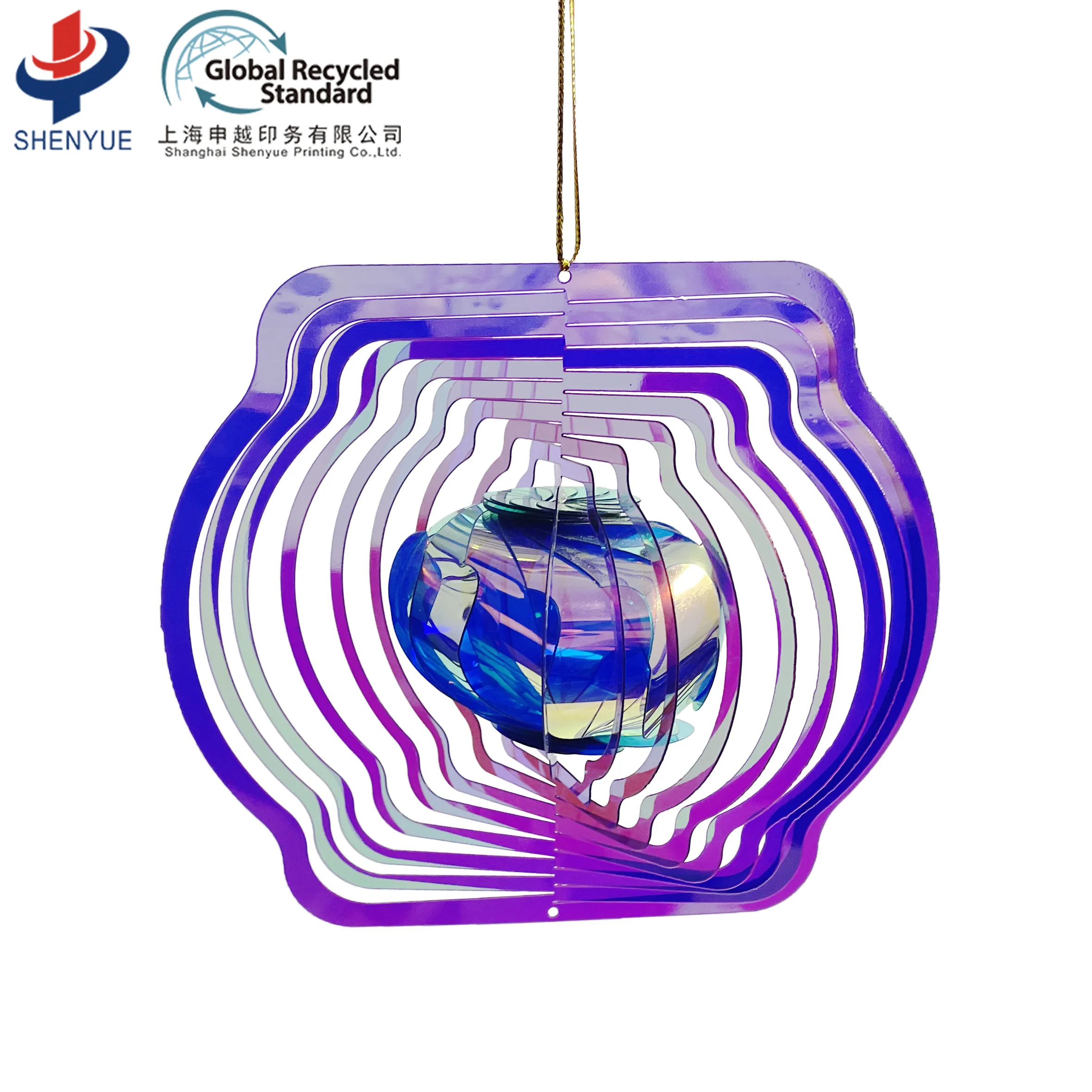 3D Hanging Wind Spinner decorate lantern Hanging for festival yard window decorate and birthday gift