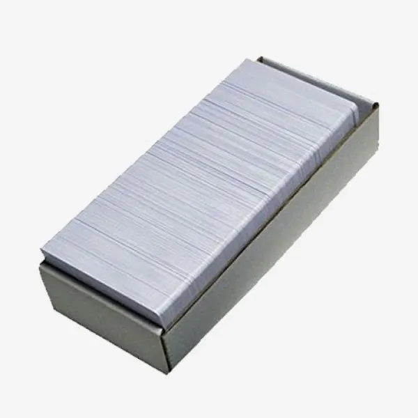 Factory direct sell  inventory  Blank pvc gift card plastic white card for thermal card printer