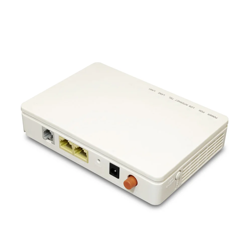 large inventory Used Router ONU 1GE+1FE+VoIP 2 Ports GPon EPon Dual Band XPon Modem for Pon Positive Optical Network