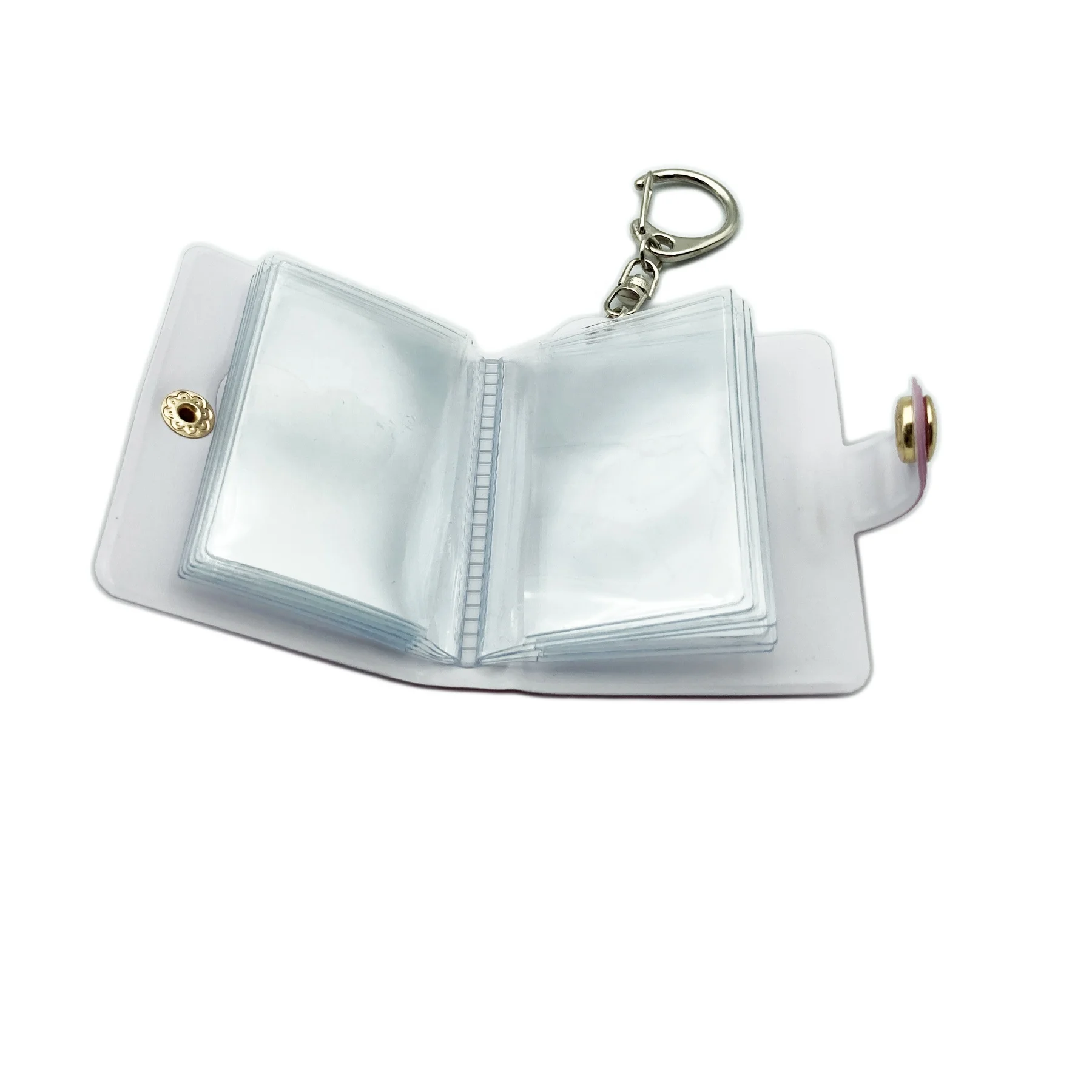 Custom Mini Album Key Holder Kpop Photocard Holder Album PVC Mini Binder KeyChain
