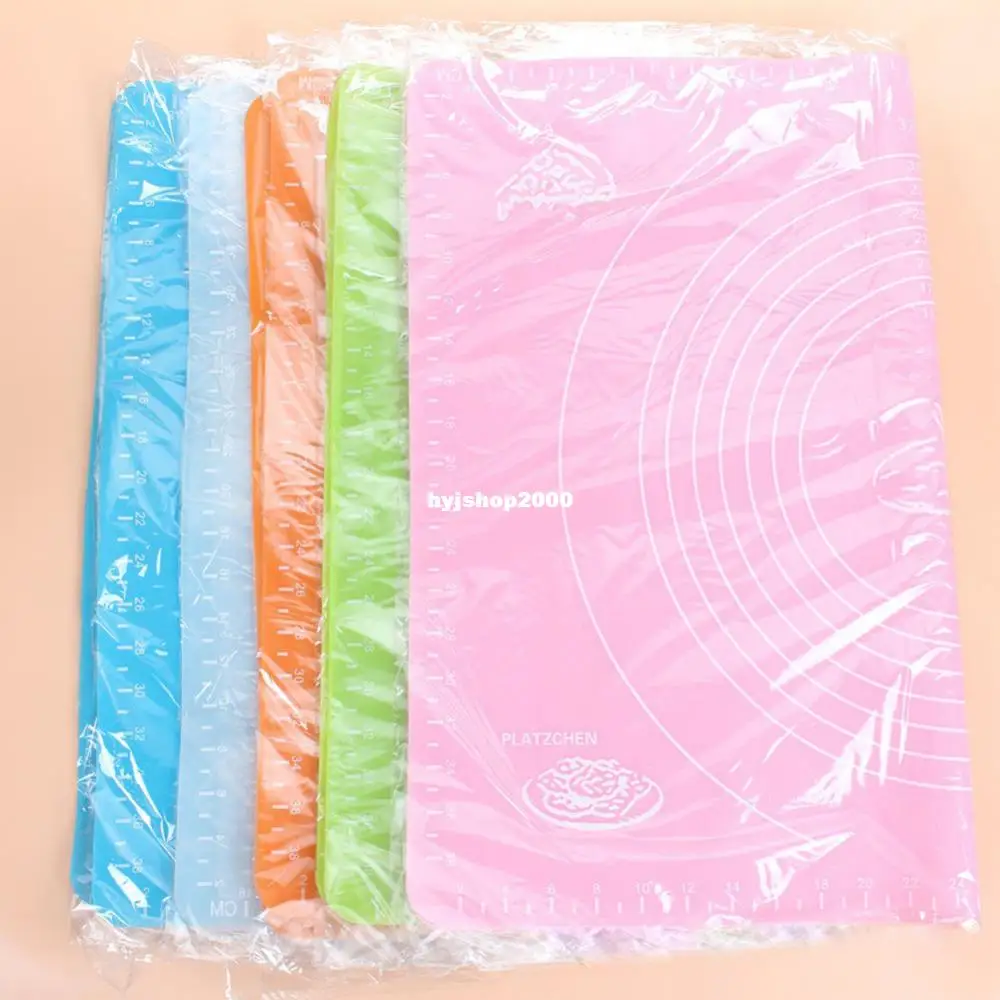 Custom Measurements silicone kneading dough Non-Slip rolling large Pastry baking mat sheet