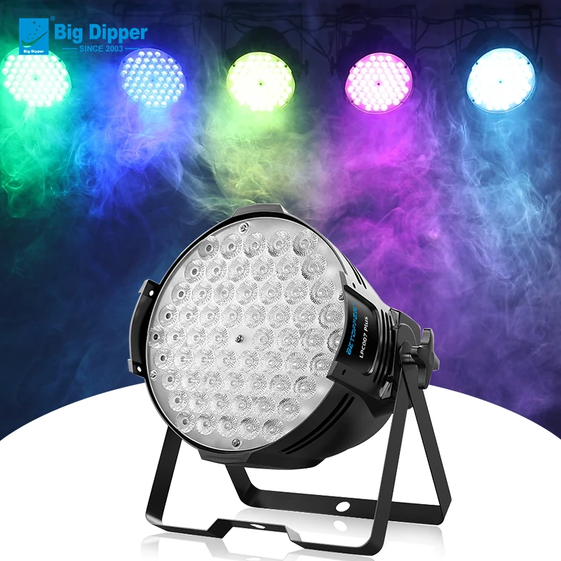 Большой Dipper LPC007 Plus RGB 60*3 Вт 3 в 1 Светодиодный светильник Par со звуковым управлением Dmx