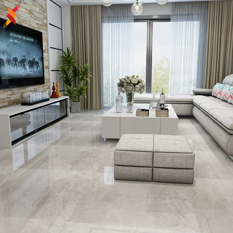 China 600x600 Italian gray marble look glazed porcelain ceramic 3d floor tiles for bathroom polished wall tile
