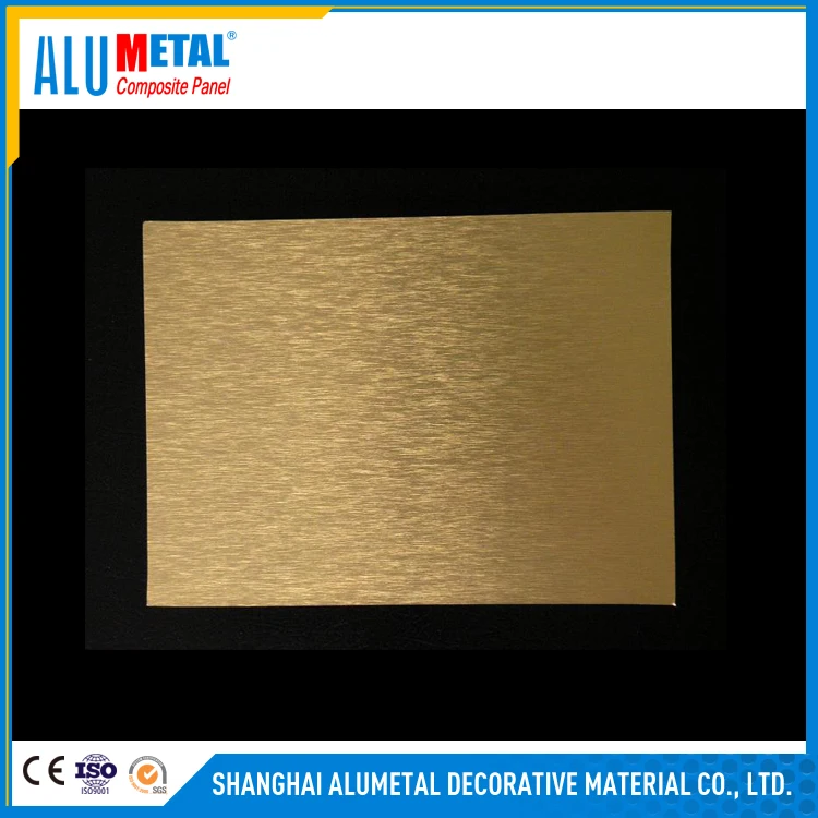 Wholesale 1200*2440 Rose Gold Copper ACP Aluminum Composite Panel Metal Paneled Wall Sheet Panels