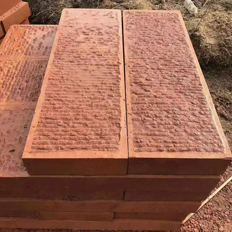 Chinese  natural stone With Rough Finish non slip surface Red Sandstone
