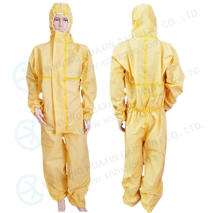 TYPE 3B Anti Corrosion Safety Clothing Chemical Suit