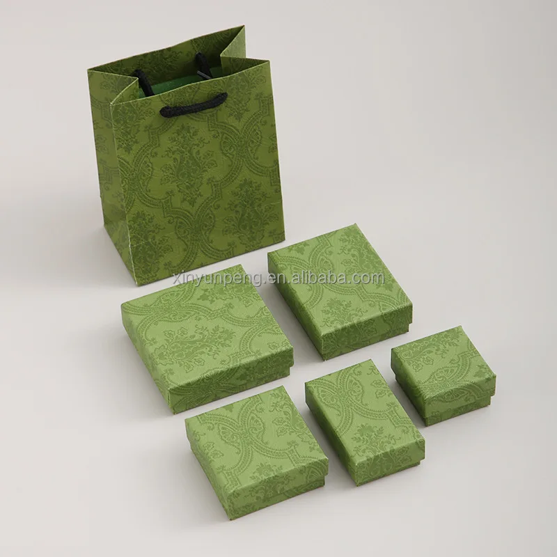 Yunpeng spot wholesale Tiandi cover jewelry box ring necklace packaging printing box custom your LOGO jewelry packaging box