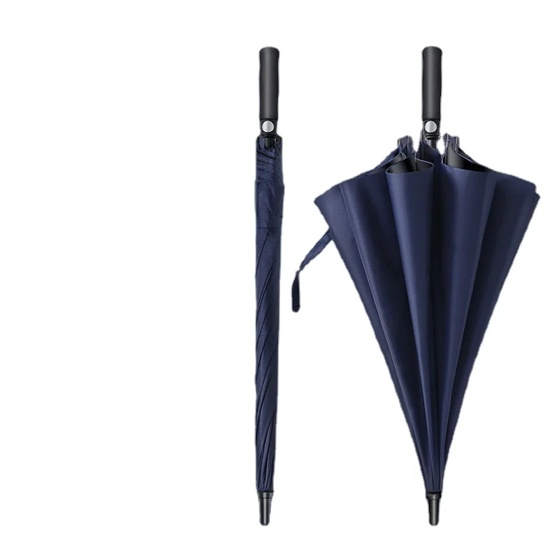 New Product In The Market Popular Fiberglass Automatic Straight Umbrella With Logo Paraguas High Quality Umbrellas For The Rain