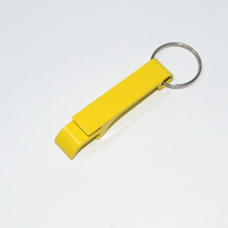 Self Defense Set Aluminium Bottle Opener Keychain Accessories Promotional Gift Beer Opener Sublimation Blanks Can Tin Keychains