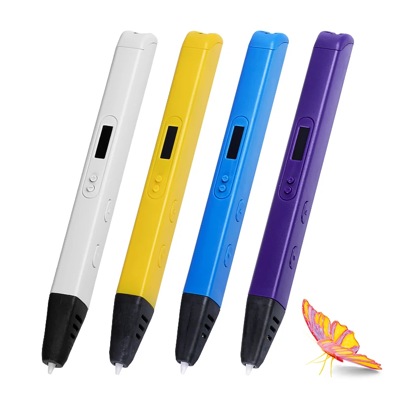 New product JER RP800A 3D printing pen with colorful ABS filament