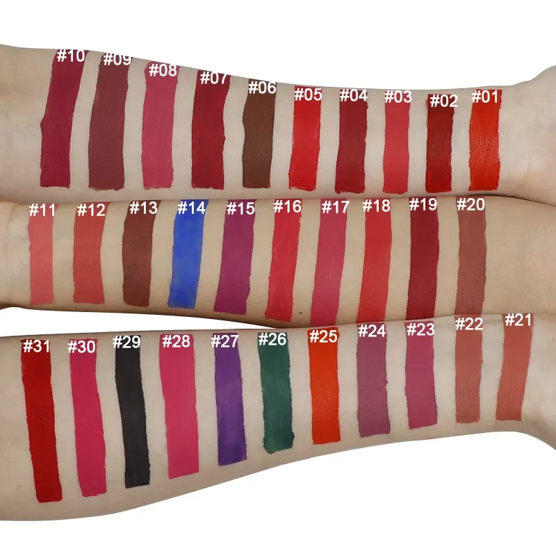 Индивидуальная фирменная натуральная Органическая жидкость 24 часа долговечная водостойкая матовая губная помада без жестокости 31 цвет