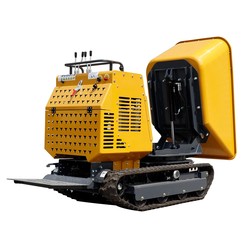 800kg mini crawler tractor agricultural machinery bulldozer equipment mini crawler cultivator dumper