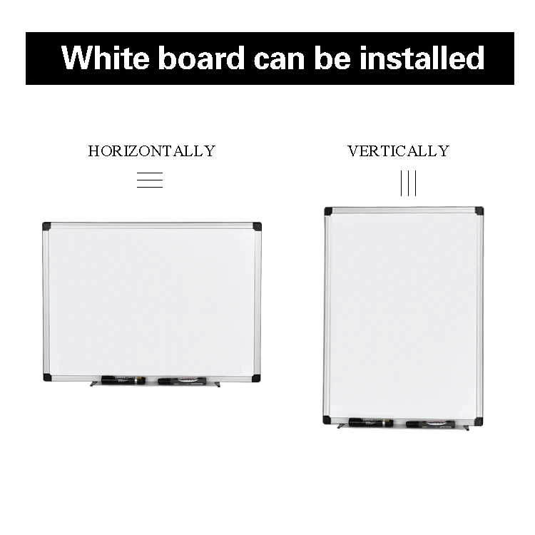 3x4 Child small blackboard magnetic dry erase board hanging custom whiteboard training office conference teaching white board