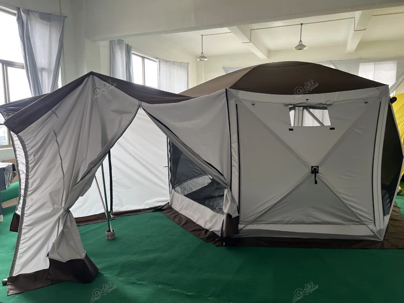 Factory wholesale  new design 6 sided hexagonal SUV tail tent