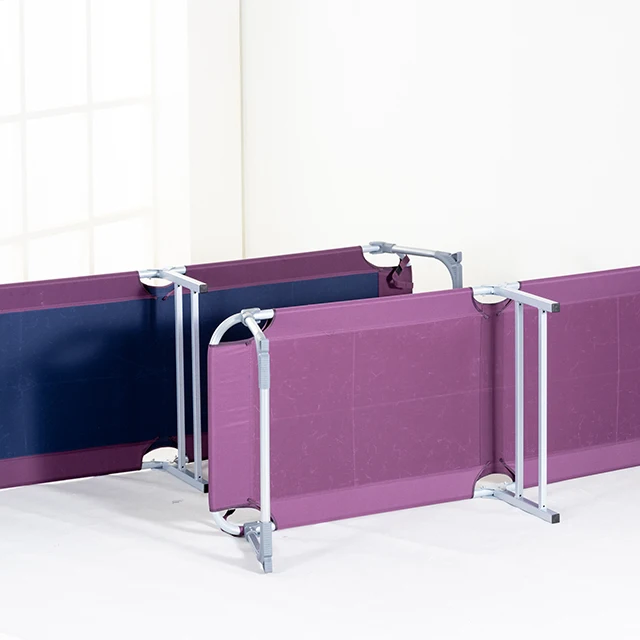 
China Manufacturer Single Medical Manual Bunk Hospital Folding Metal Beds Price Mobile foldable bed 