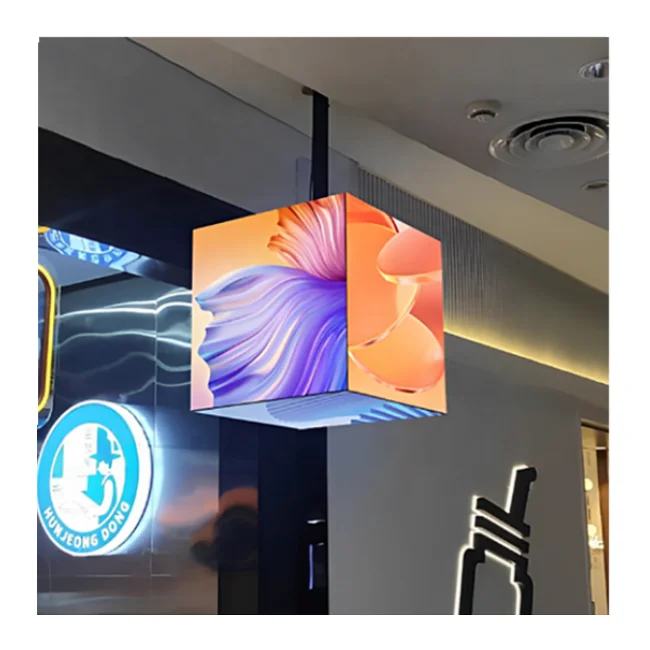 4sides /5sides screen P2.5 P3 P3.91 P4 cube led screen magic cube display stage plaza video screen