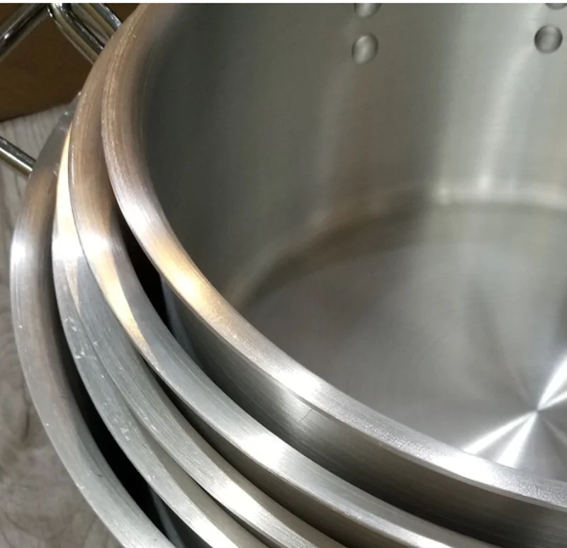 Hot selling 5PCS large thick Aluminum outdoor camp cooking pot utensils cookware sets