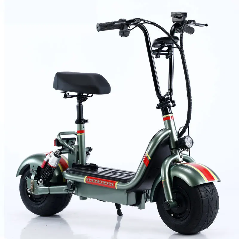 China Manufacturing 11 inch electric bicycle  adult portable lithium battery power folding bike mini scooter