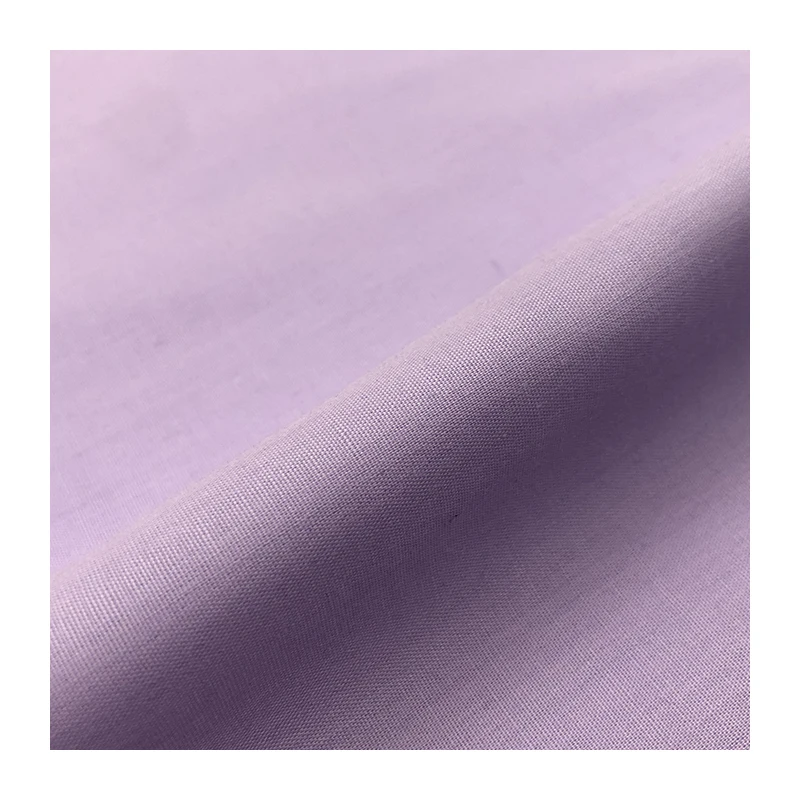 Accept custom order ow price 90%poly 10%cotton poplin plain dyed fabric for shirt