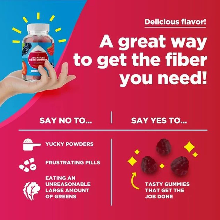 Prebiotic Fiber Supplement Gummies for Digestive and Immune Support Sugar Free Fiber Well Gummies With Private label wholesale