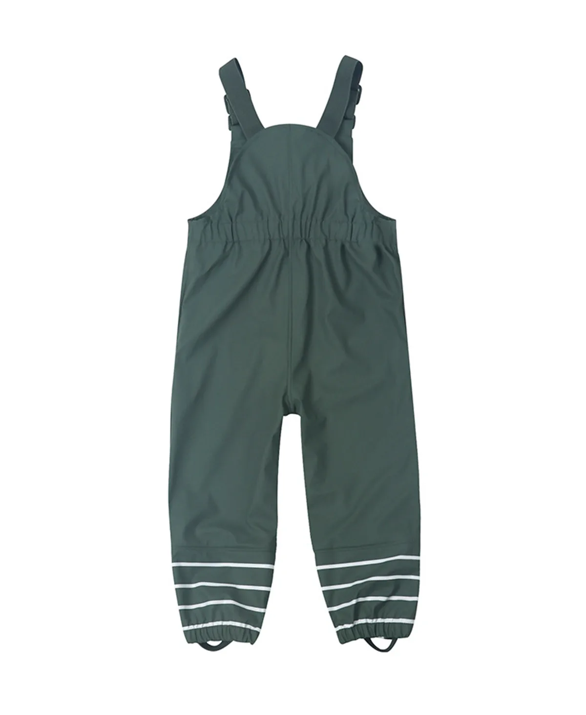 Children PU Waterproof Rain Pants Baby One Piece Jumpsuits Rompers Boys Girls Rain Pants Fashion Kids Overalls