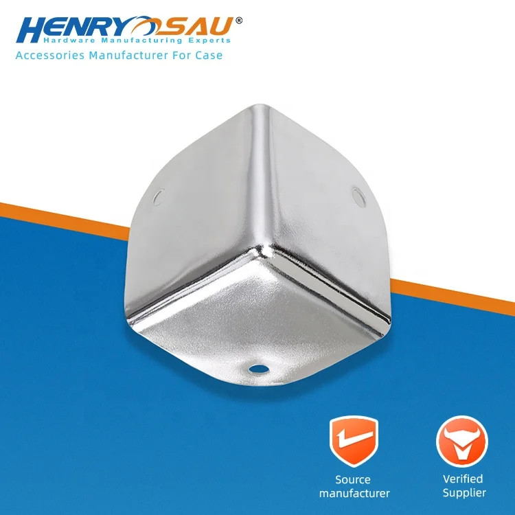 Pressed triangle flat angle cabinet corners metal loudspeaker cabinet corners