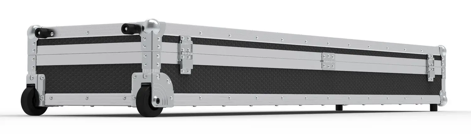 High quality Aluminium Piano Flight Case for digital piano Keyboard Rolling Piano Road Case