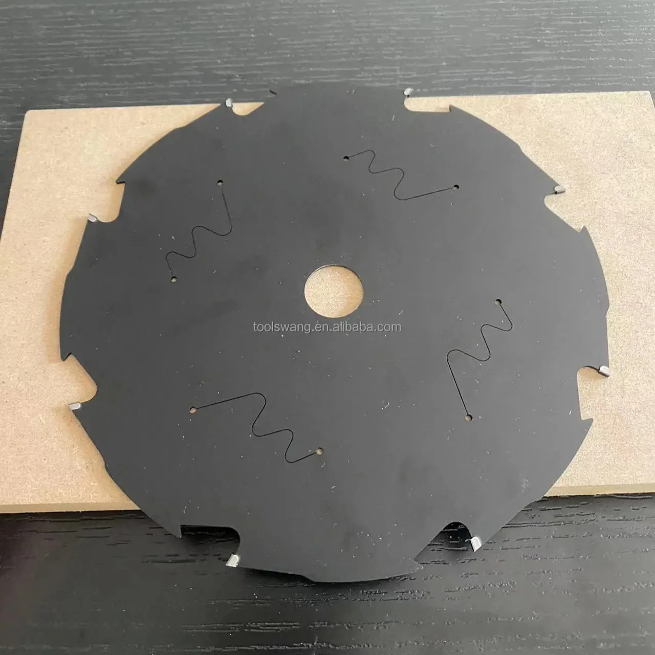 TOOLSWANG Hot Selling PCD Fiber Cement Board Circular Saw Blade Cutting Wood Manufacturing Customizable
