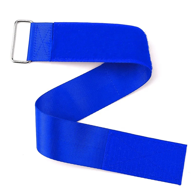 Custom Printed Metal Buckle Hook & Loop Webbing Strap