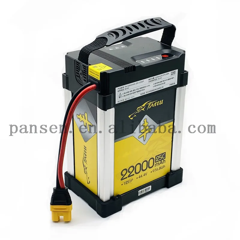 TATTU 22000mAh 25C 44.4V 12S 1P Yuyanfeng rechargeable lithium-ion battery for agricultural plant protection spray drone AS150U