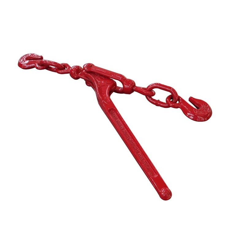 25ft G70 Transport binder Chain Gold Chromate Chain and Ratchet Load Lever Binders