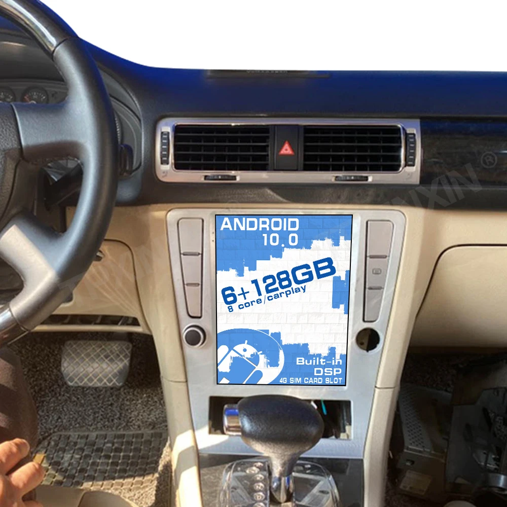 
For B7 2009 - 2017 Tesla Screen Car Radio GPS Navigation Android Multimedia DVD Player 