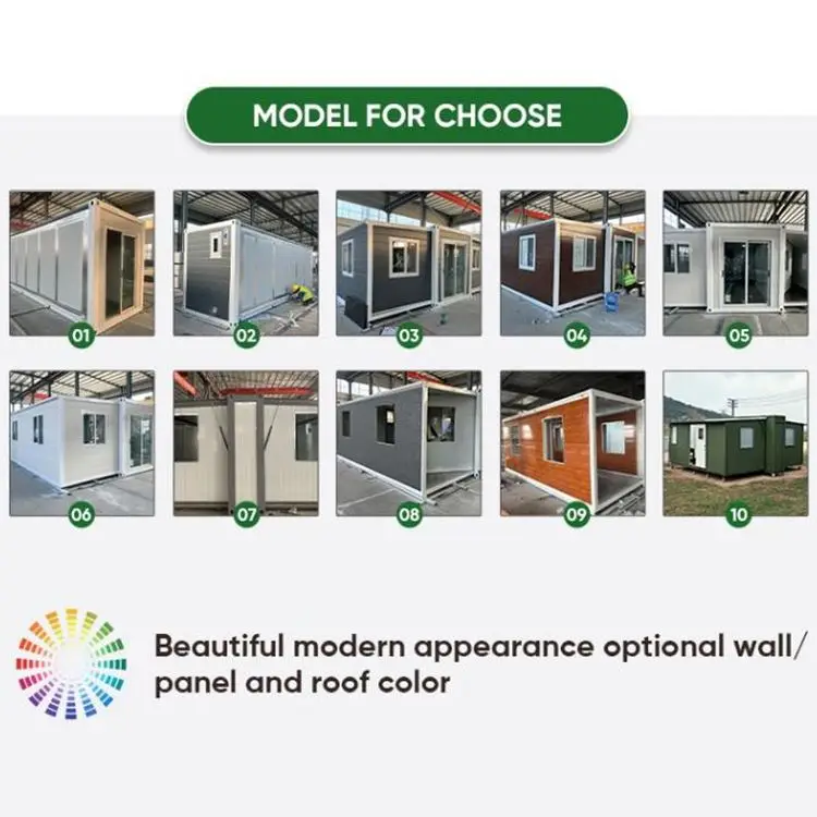 Promotion To Buy 20ft Australia Expandable Container House High Cube Expandable Container House With Sloped Roof