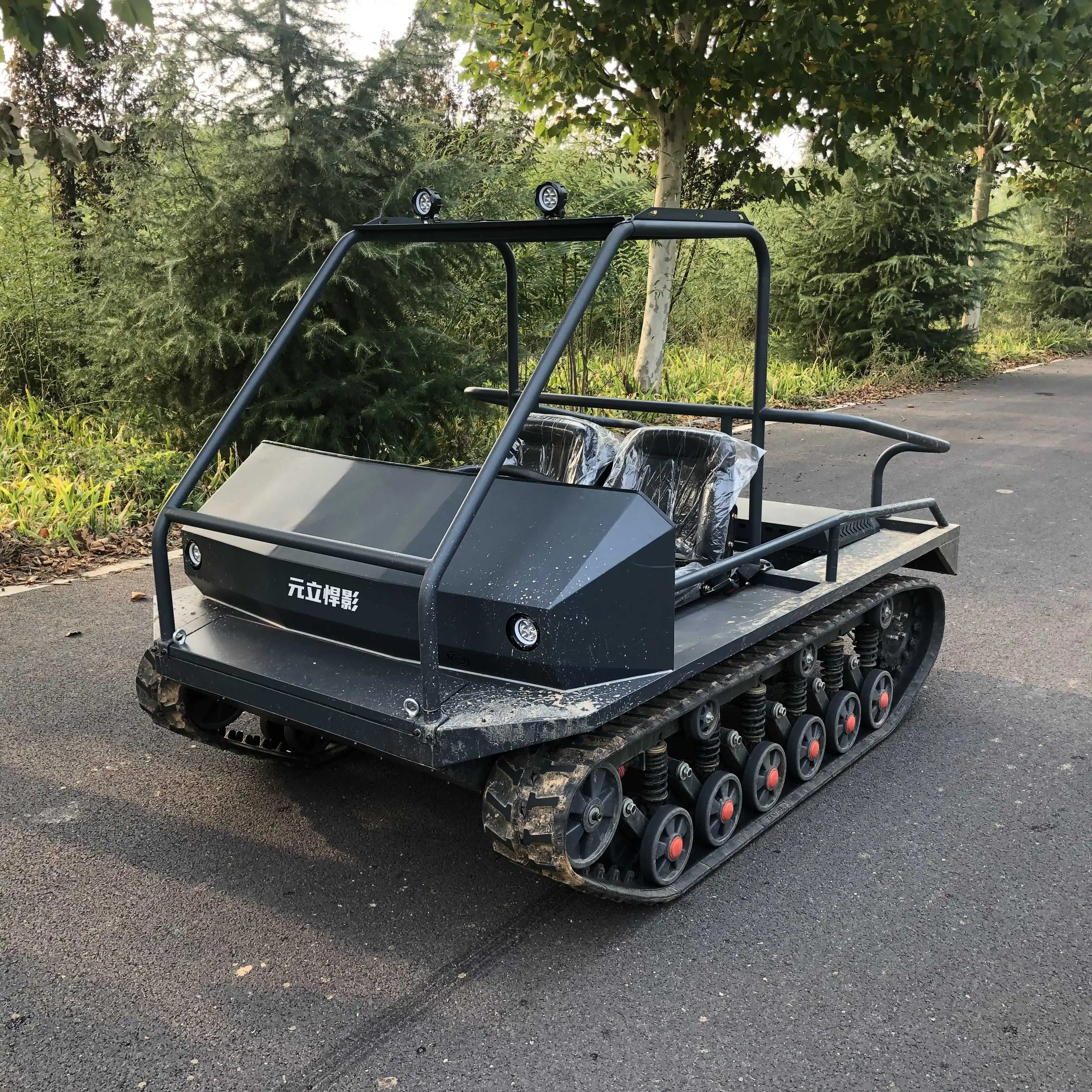 All-terrain Recreational Vehicle, Complex Terrain Field Operation Vehicle. Play Work Dual Purpose