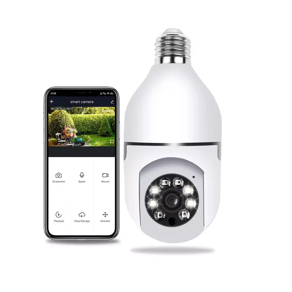1080P CCTV wifi light bulb security camera light bulb camera 360 degree light bulb camera