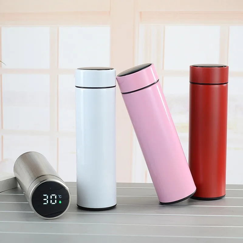 termo Smart LED Temperature Display Metal Insulation Water Bottles Stainless Steel Intelligent Vacuum Flask