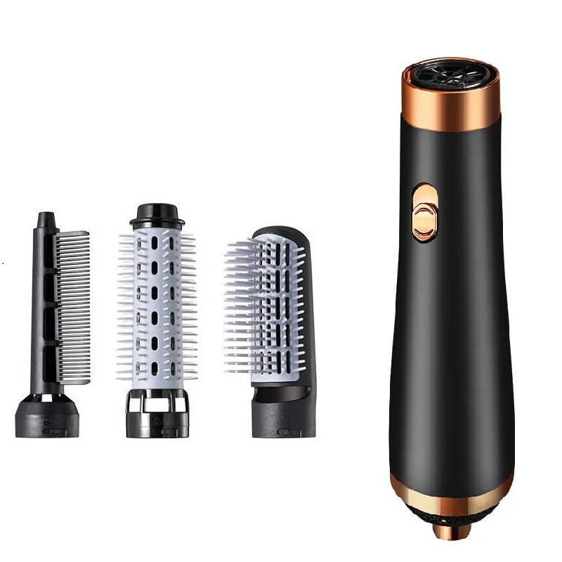 Lazy Wireless Electric Hot Air Brush Heatless Hair Curlers Hair Curler Dryers Professional 3 In 1 One Step Hair Dryer Comb Brush
