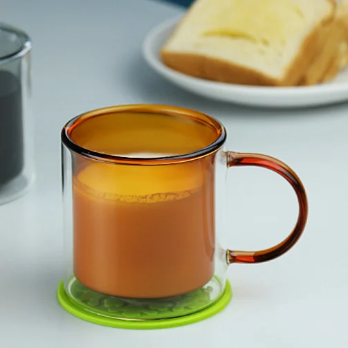 Classic Manufacture Home Coffee High Borosilicate Double Wall Glass Cup