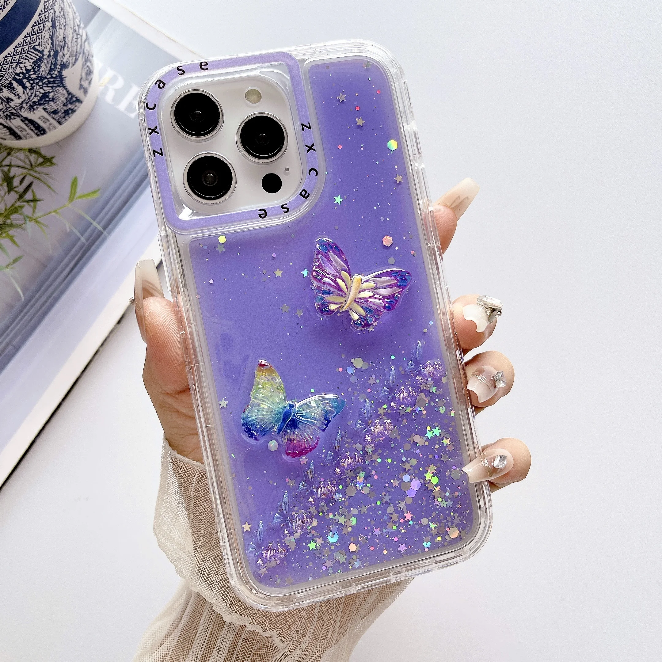 INS DIY Girls Smartphone Case For iPhone 16pro max/s 23 ultra samsung galaxy a15 mobile phone cover